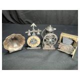 4 Vtg metal Household Item Pencil Sharpeners