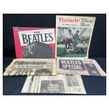 60's Beatles Articles, Clippings & Beatles Poster