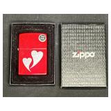 New Old Stick Zippo Red Windproof Lighter