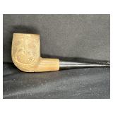 Block Meerschaum Straight Billiard Pipe