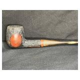 Custom King Erik Semi Rustic Briar Pipe #743
