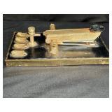 Vintage Morse Code Telegraph Key Stapler