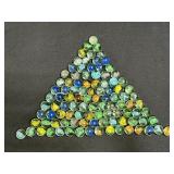 Approximately 100 Vintage Marbles