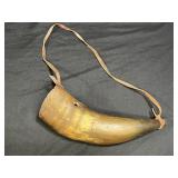 Antique Black Powder Horn