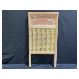 Vtg National Washboard CO, No 801 Brass & Wood