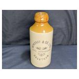 Antique Stone Ware Beer Bottle The Brewery