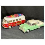 1955 Bel Air Chevrolet & 1962 VW Bus Love & Peace