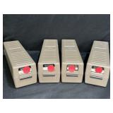 4 Kodak Ready File 35mm Slide Storage Boxes