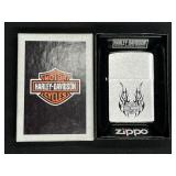 New Zippo Harley Davidson Tribal Wings Lighter