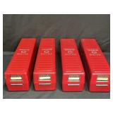 4 Kodak Ready File 35mm Plastic Slide Storage