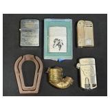 Vintage Lighters, Pipe & Pipe Stand