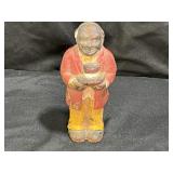 Vintage Uncle Moses Cast Iran Coin Bank