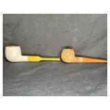Vintage Meershaum Straight Stem & Block Pipe