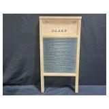 Vtg Carolina Washboard Co. Two-in-One Glass No 80