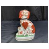 Antique Spanieland Puppy Staffordshire Figure