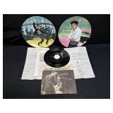 Elvis Presley Single & 2 Elvis Delfi Plates