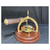 Vintage Kaleidoscope Wind Up Music Box