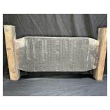 Antique Asian Woodblock Printing Plate