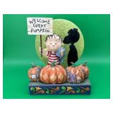 Jim Shore Peanuts Welcome Great Pumpkin Halloween