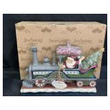 Jim Shore Heartwood Creek Victorian Santa in Train
