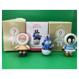 3 Hallmark Keepsake Christmas Ornaments