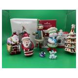 Vtg. Mercury glass Christmas tree ornament  & more
