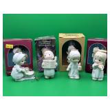 4 Musical Precious Moment Ornaments