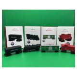 4 Hallmark Keepsake Lionel Train Series ornament