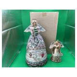 Jim Shore WWinter Angel  & Angel Ornament