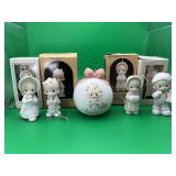 5 Precious Moments Christmas Ornaments