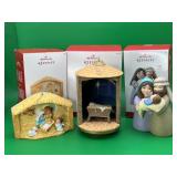 3 Nativity Hallmark Keepsake Ornaments