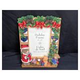 Holiday Teddy Bears Picture Photo Frame
