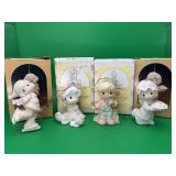 4 Precious Moments Christmas ornament