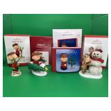 4 VIntage Keepsake Peanuts Ornaments