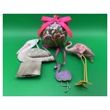 Pink Flamingo Ornaments, Jim Shore & More