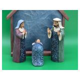 4-piece Jim Shore Heartwood Creek nativity set