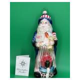 Christopher Radko "I want you Vote Patriotic Santa