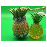 2 Piece Pineapple Ornaments
