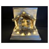 Cracker Barrel LED Child Table Top Nativity