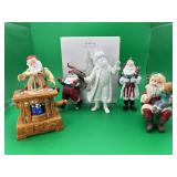 5 Hallmark Santa Clause Ornaments