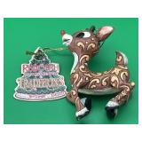 Jim Shore Rudolph the Red-Nosed Reindeer Ornament