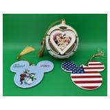 3 Walt Disney World Ornament