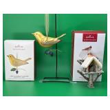 2 Hallmark Keepsake Bird Ornament