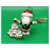 Lenox Christmas with Snoopy Ornament