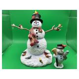 1997 Lenox "Feathered Friends" snowman figurine +