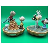 2 Hawthorne Village Peanuts Figurines