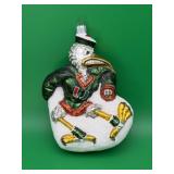 Hand Blown Glass ornament of Sebastian the Ibis