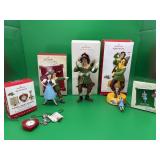 4 Wizard of Oz eepsake Ornaments