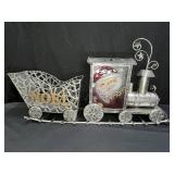Gerson International galvanized metal holiday tra