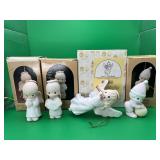 4 in Boxes Precious Moments Ornaments